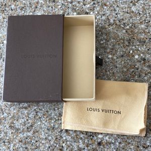Louis Vuitton Wallet Box and Dust Bag